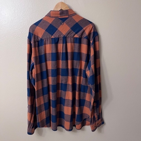 Magellan Outdoors Men's Classic Fit Long Sleeve 100% Cotton Shirt Plaid Size 2XL - Picture 2 of 9